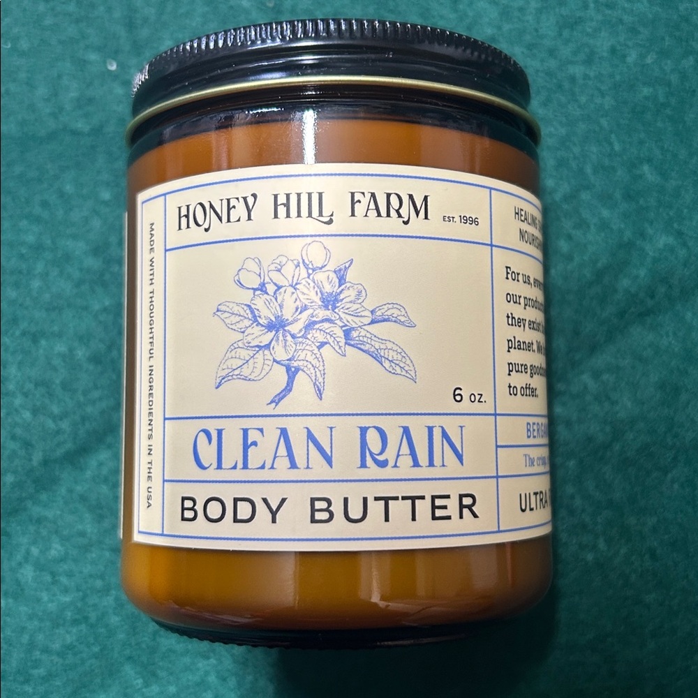 All natural Body Butter 6 oz pack with Shea butter, Jojoba & olive oil.